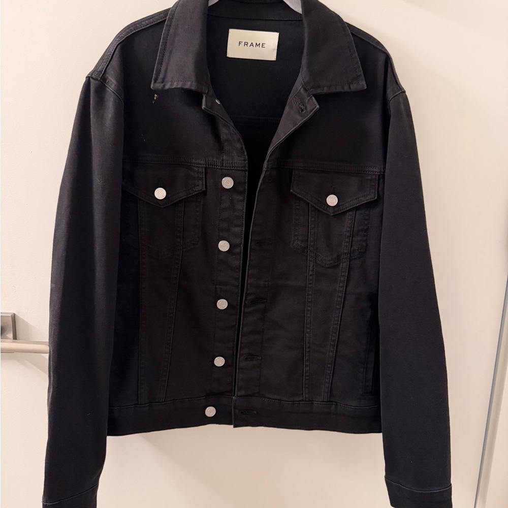 Frame Denim Black Jacket